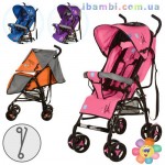 Коляска детская M 1701-2 (малин,синий,фиолет,оранж)